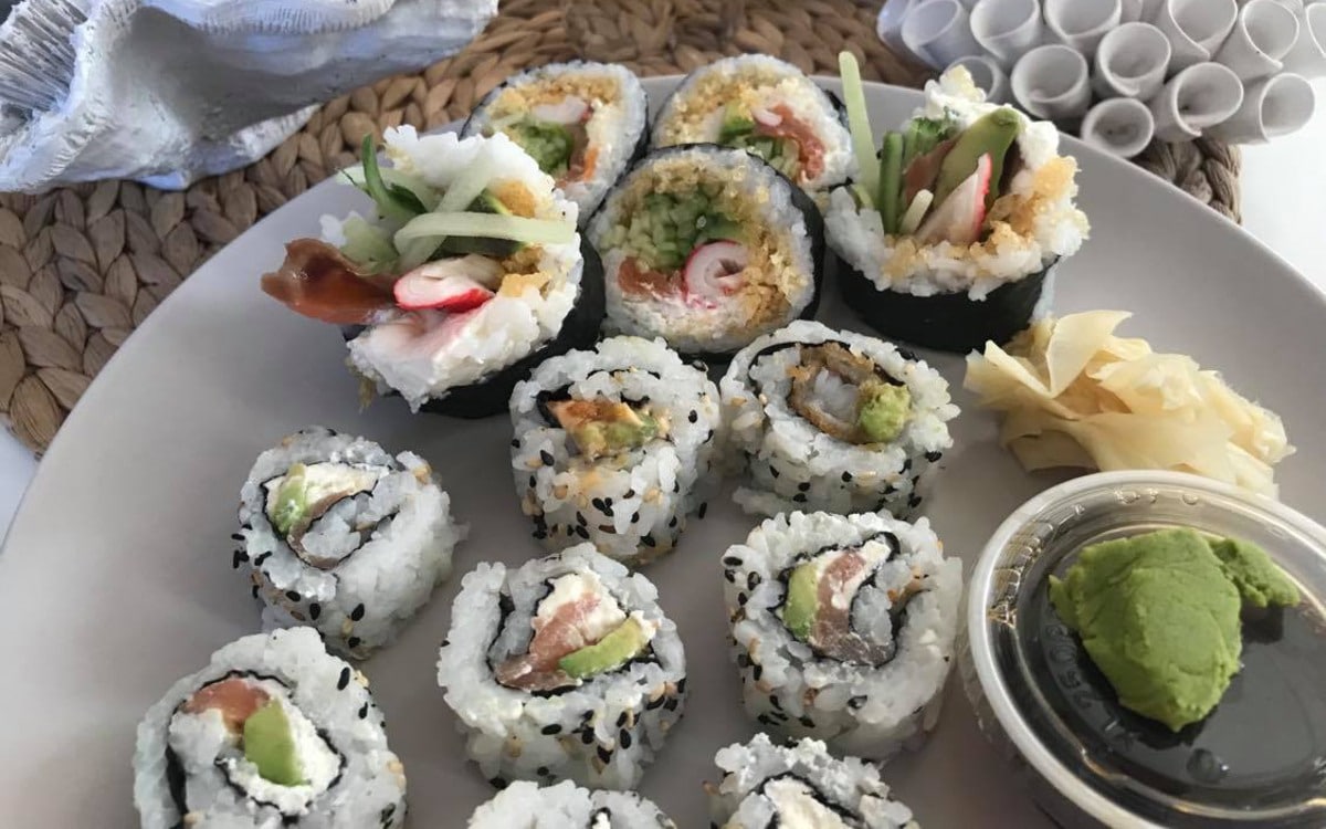 Mat från Atara sushi i Oskarshamn