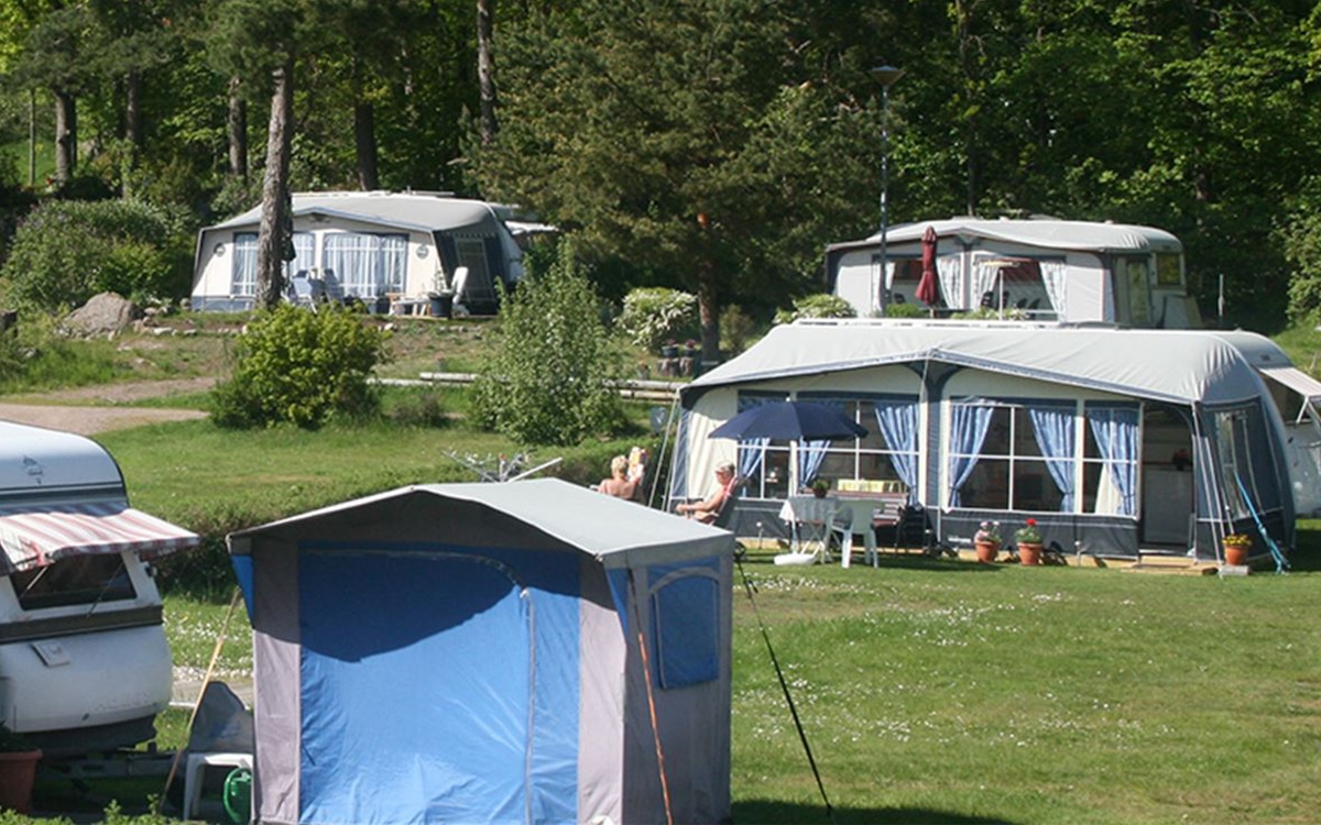 Bredvikens camping i Figeholm för husvagnar