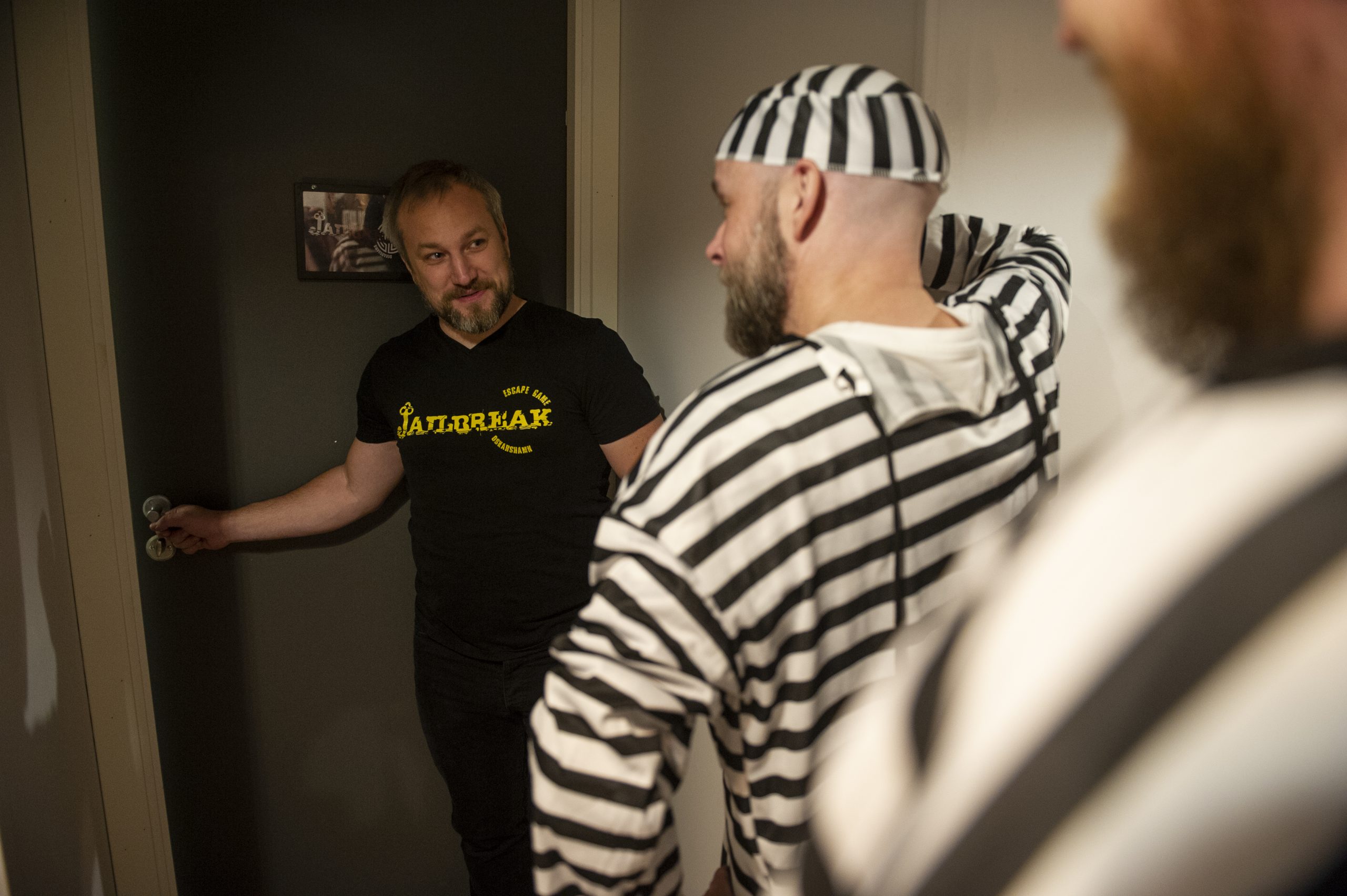 Besökare på Jailbreak Oskarshamn.
