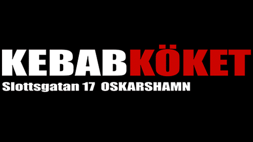 Logga för Kebabköket i Oskarshamn.