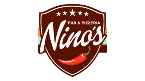 Logga för Ninos pizzeria och kebab i Oskarshamn.