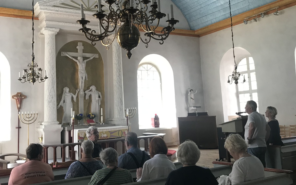 Inne i Påskallaviks kyrka