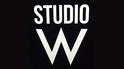 Logga för Studio W i Oskarshamn.