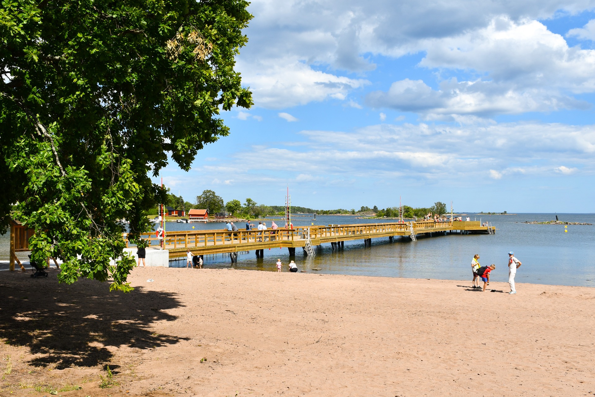 Bild på Havslättsbryggan i Havslätt, Oskarshamn.