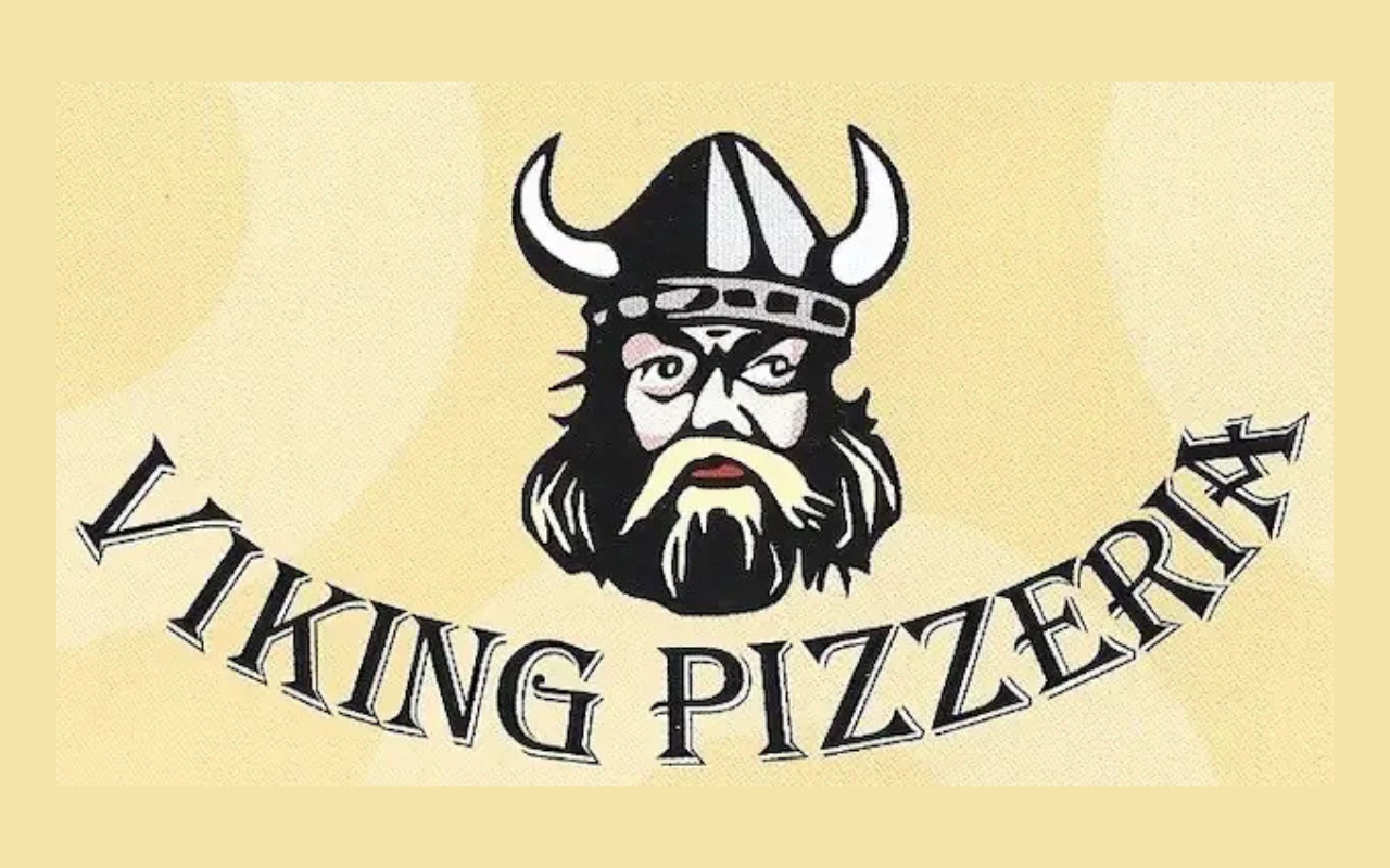 Viking pizzeria logotyp