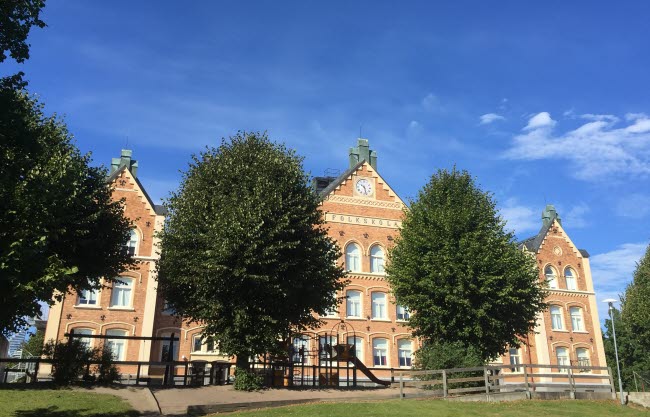 Bild på Norra skolan i Oskarshamn.