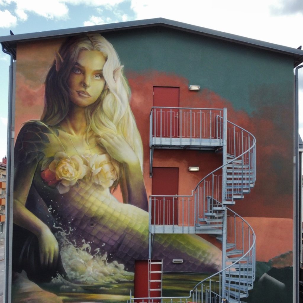 Oskarshamn street art. Curtis Hylton 2026