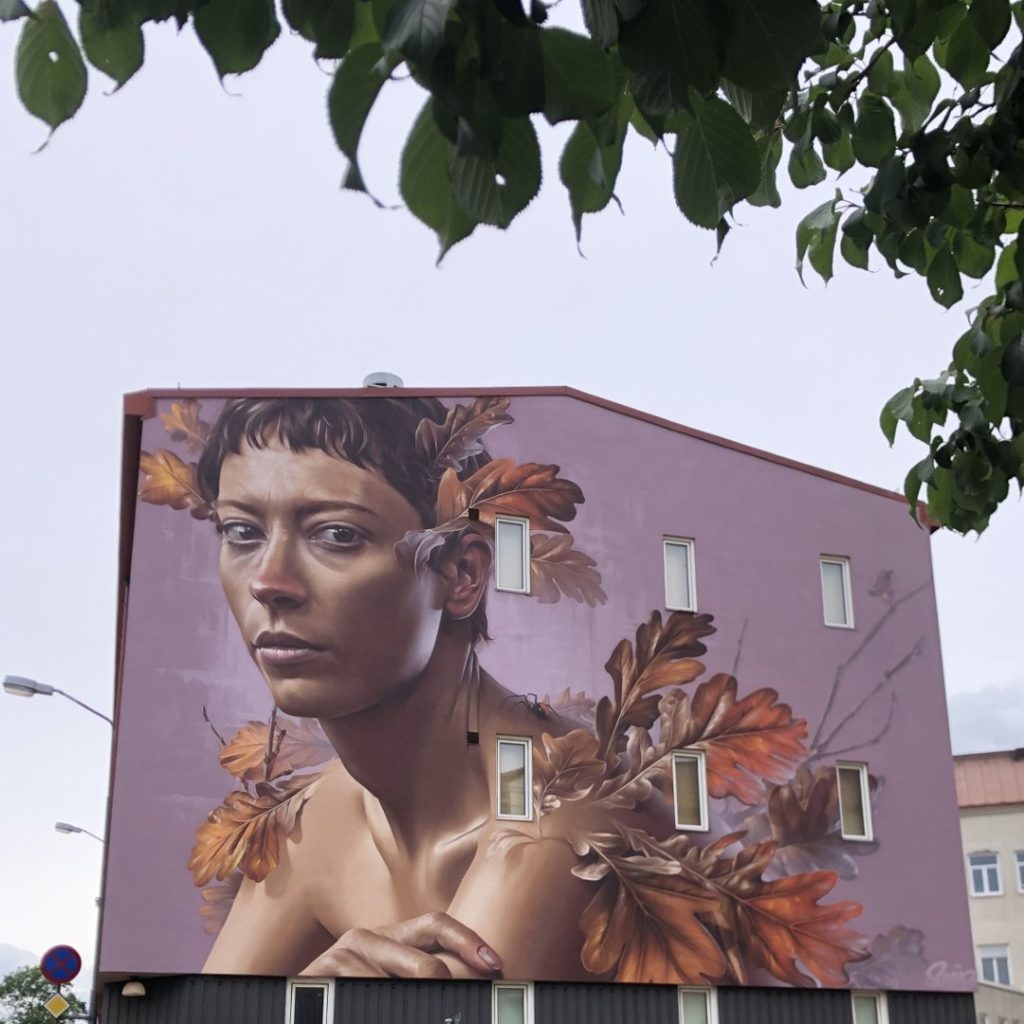 Oskarshamn street art. The Dryad. Smug 2026.