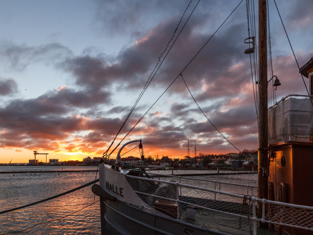 Fören på bogserbåten Nalle i Oskarshamn
