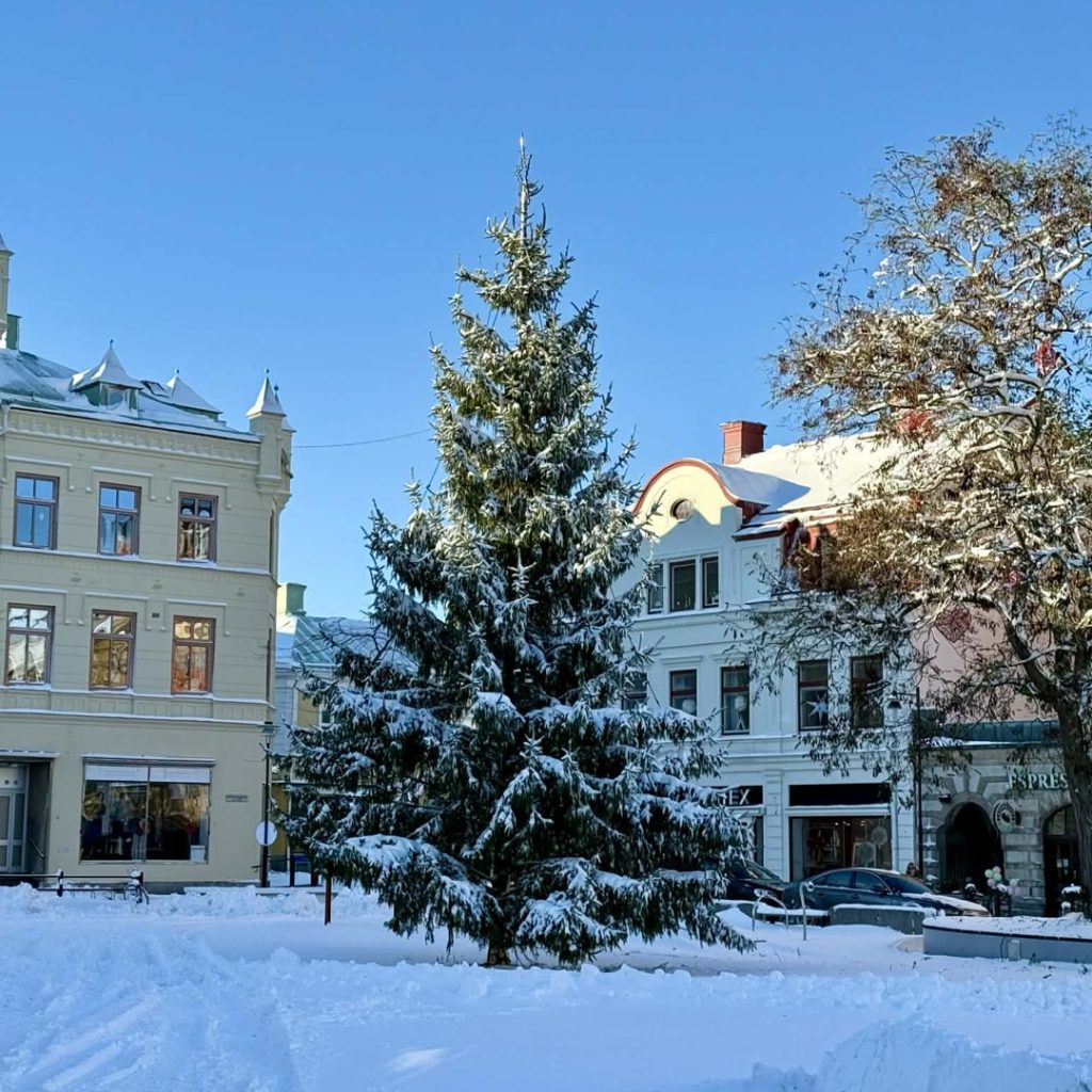 Julgran Oskarshamns centrum