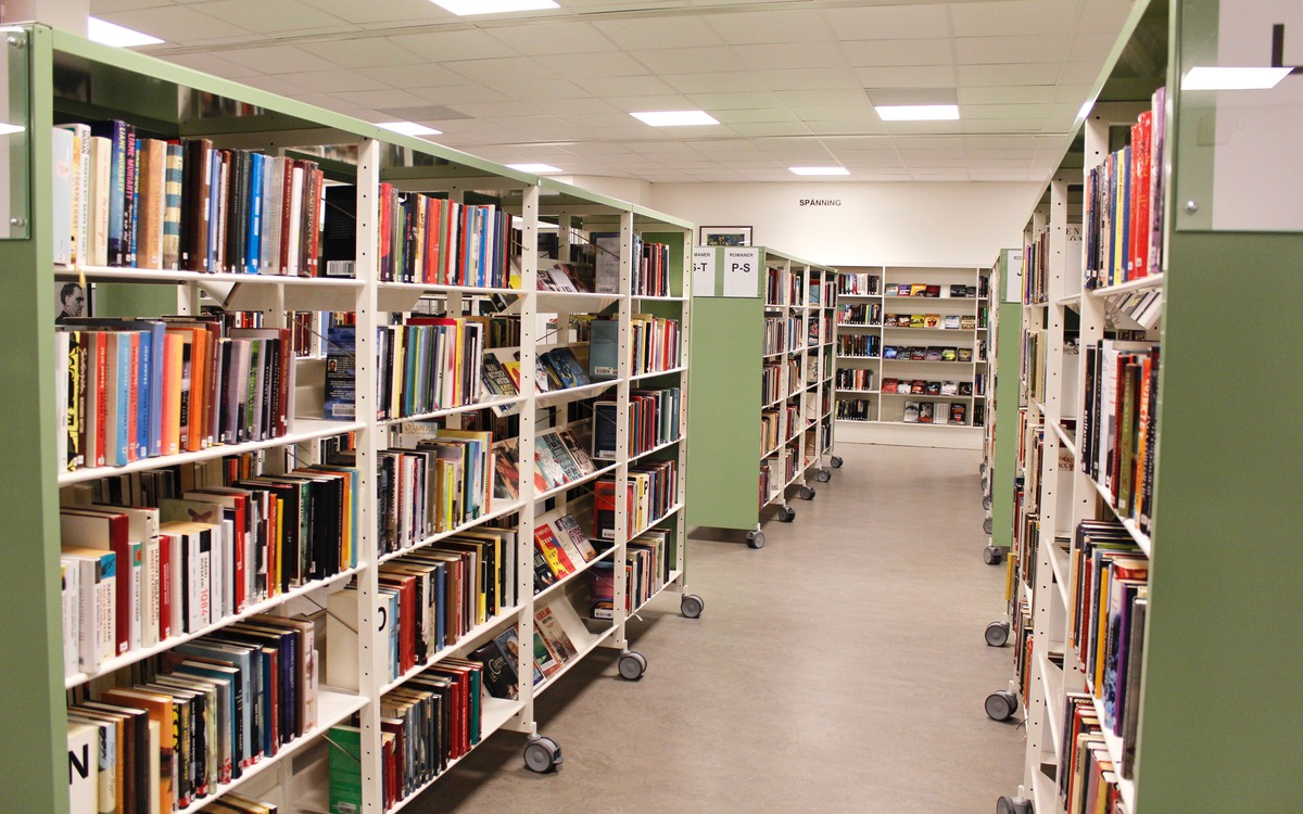 Stadsbiblioteket i Oskarshamn.