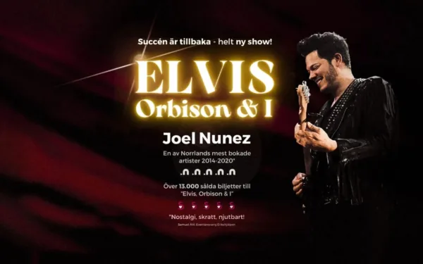 Affisch för konserten Elvis, Orbison and I